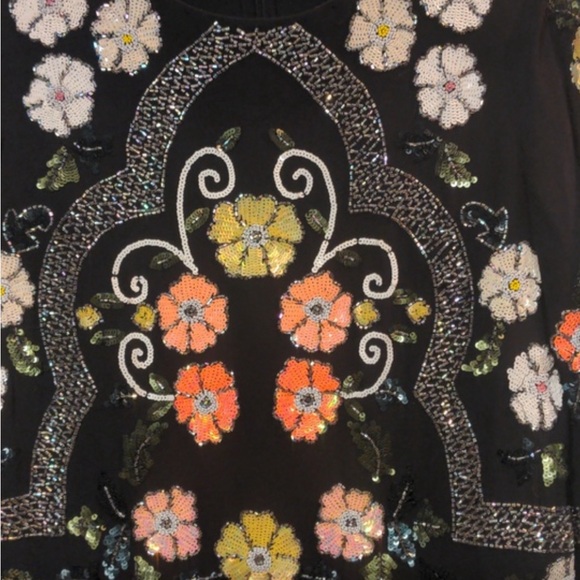 Needle & thread floral embroidered sequin dress 8 - Picture 3 of 8